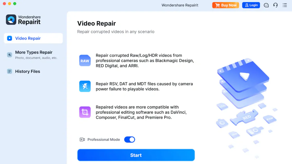 Wondershare Repairit Video