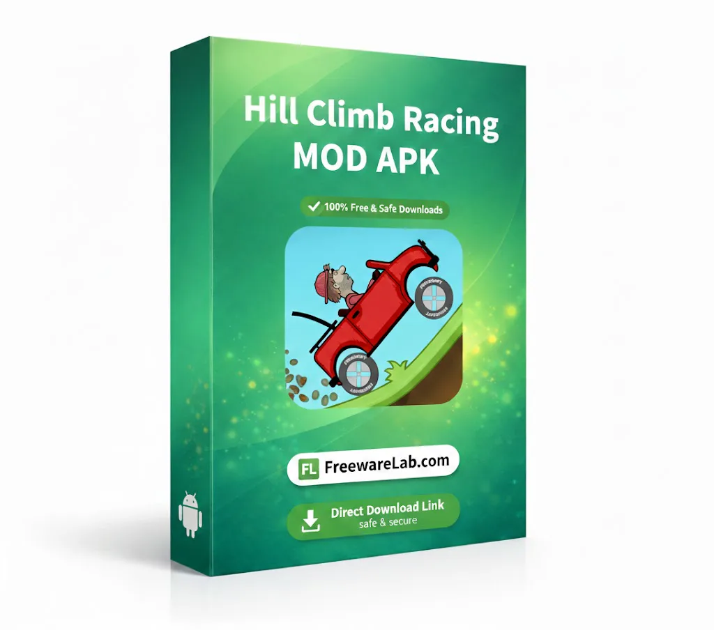 Hill Climb Racing MOD APK 1.68.8 Free (Unlimited Money) 2026 icon