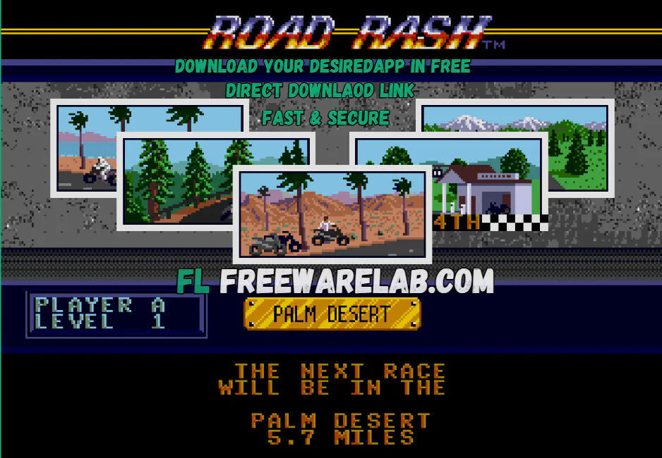 Road Rash Game Download for PC