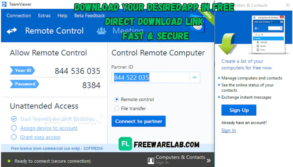 TeamViewer Portable for PC