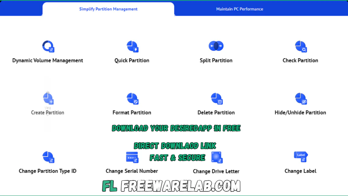 AOMEI Partition Assistant for windows