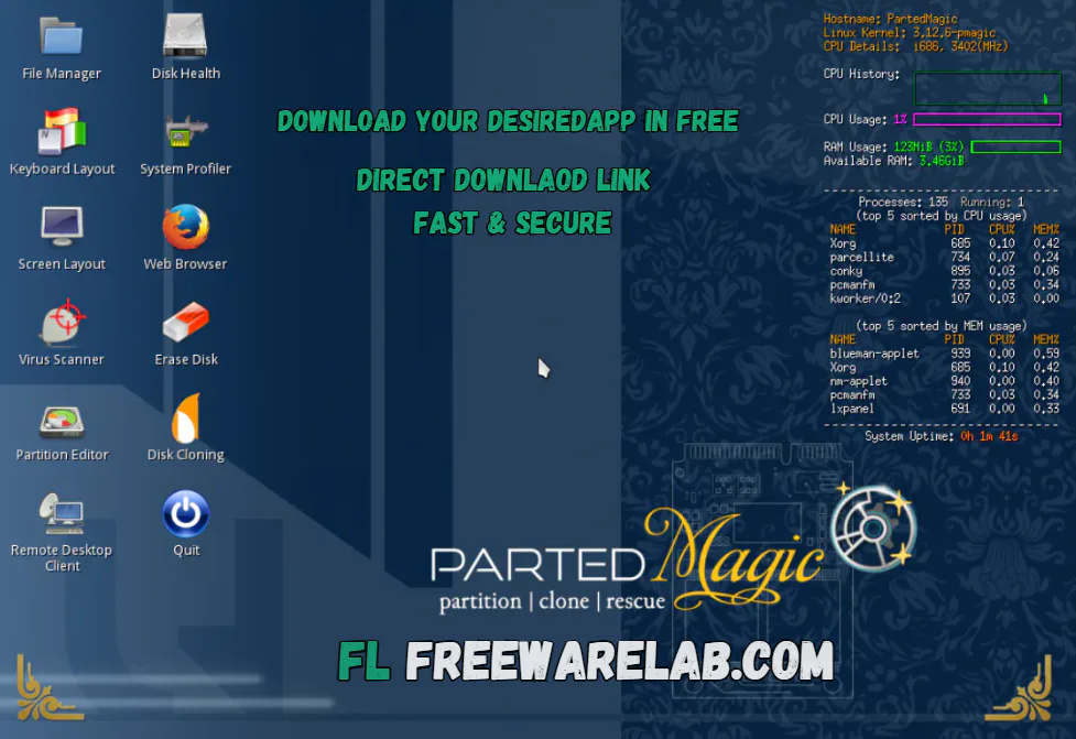 Parted Magic for windows