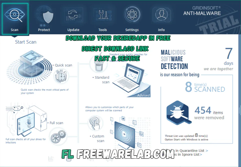 GridinSoft Anti-Malware for windows