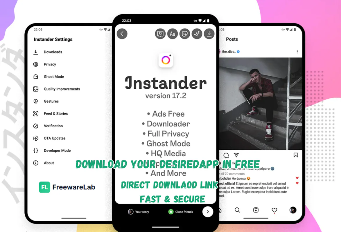 instander mod apk download