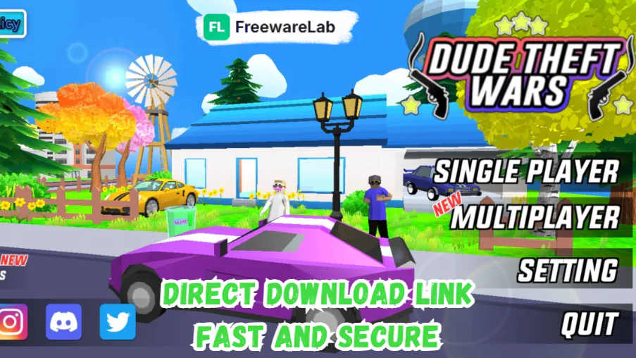 dude theft wars mod apk