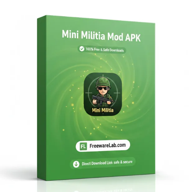 Mini Militia MOD APK 5.6.0 Free (Unlimited Ammo / Health) 2026 icon
