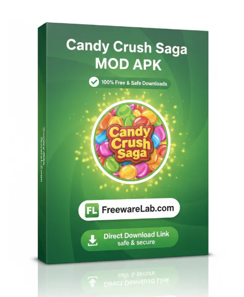 Candy Crush Saga MOD APK 1.320.1.1 Free (Unlimited Lives / Moves) 2026 - Free download for Android Games