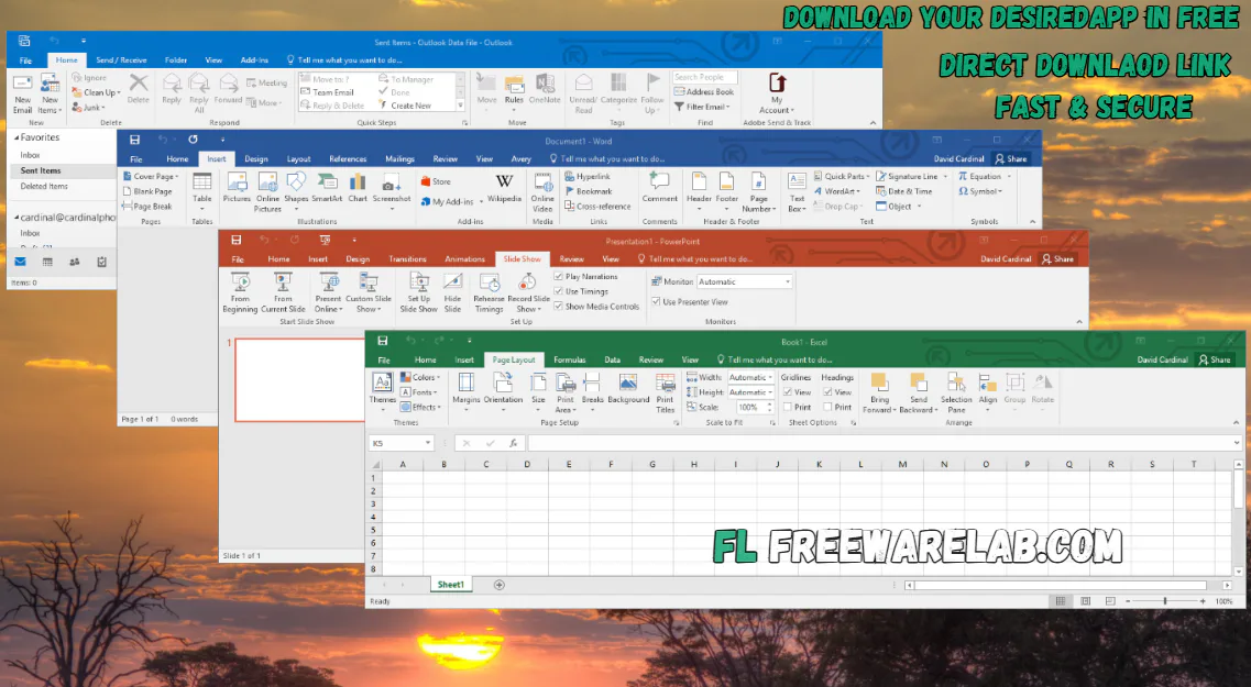 Microsoft Office 2016 for windows