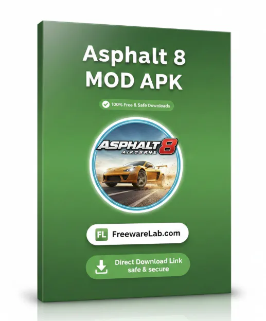 Asphalt 8 MOD APK 8.7.0i Free (Unlimited Money/All Cars) 2026