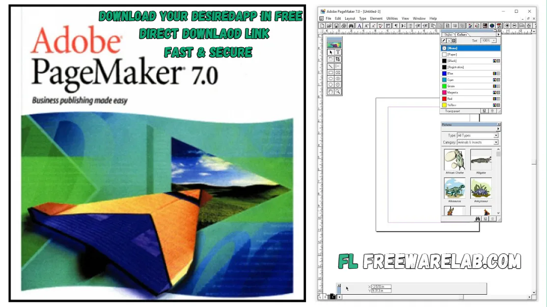 Adobe PageMaker 7.0 for windows