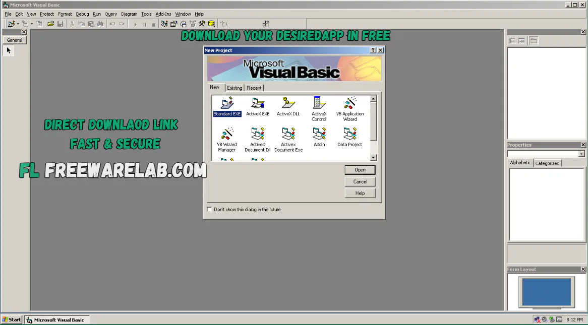 Visual Basic 6.0 for windows