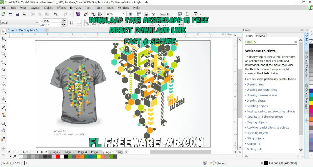corel draw x7 for windows