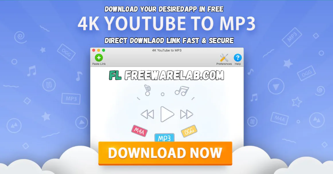 4K YouTube to MP3  for windows