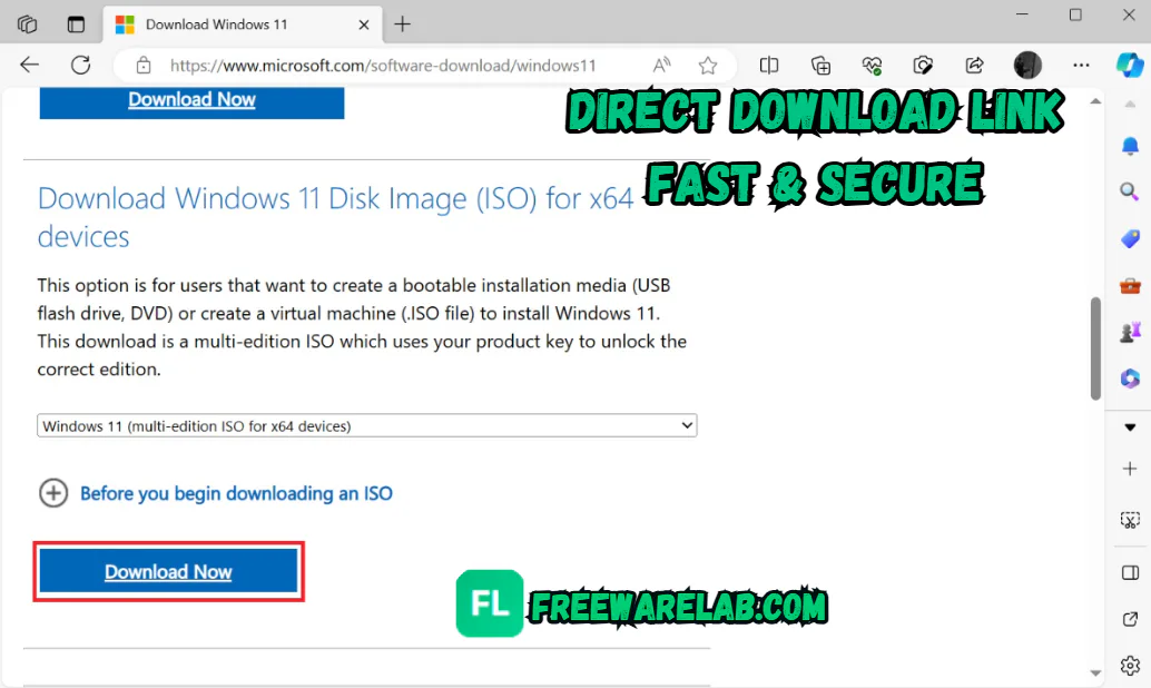 Windows 11 ISO File Download Free