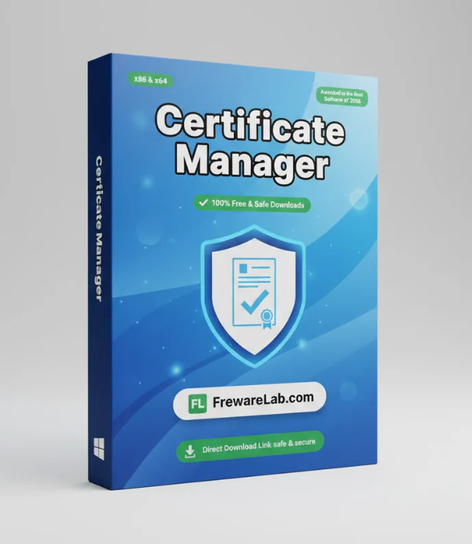 Certificate Manager 19.3 Download for Windows 2026 - Free download for Windows