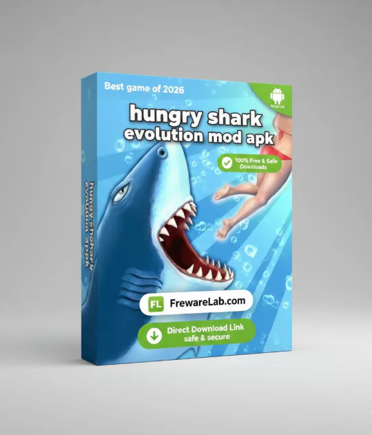 Hungry Shark Evolution MOD APK 13.7.2 Free (Unlimited Coins/Gems) 2026 - Free download for Android Games