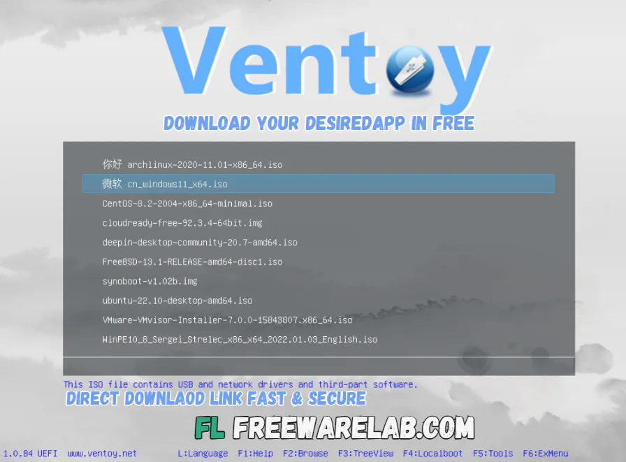 Ventoy for windows