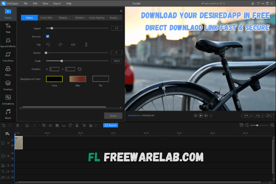 VidClipper Video Editor for windows