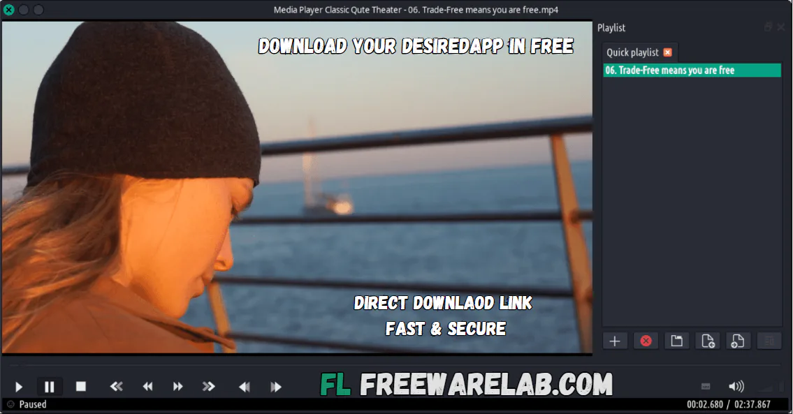 Media Player Classic for windows