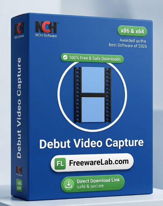 Debut Video Capture 12.06 Screen Recorder for Windows (2026) - Free download for Windows