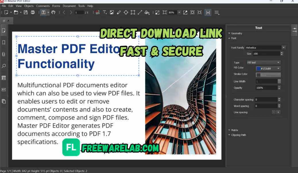 Master PDF Editor PC