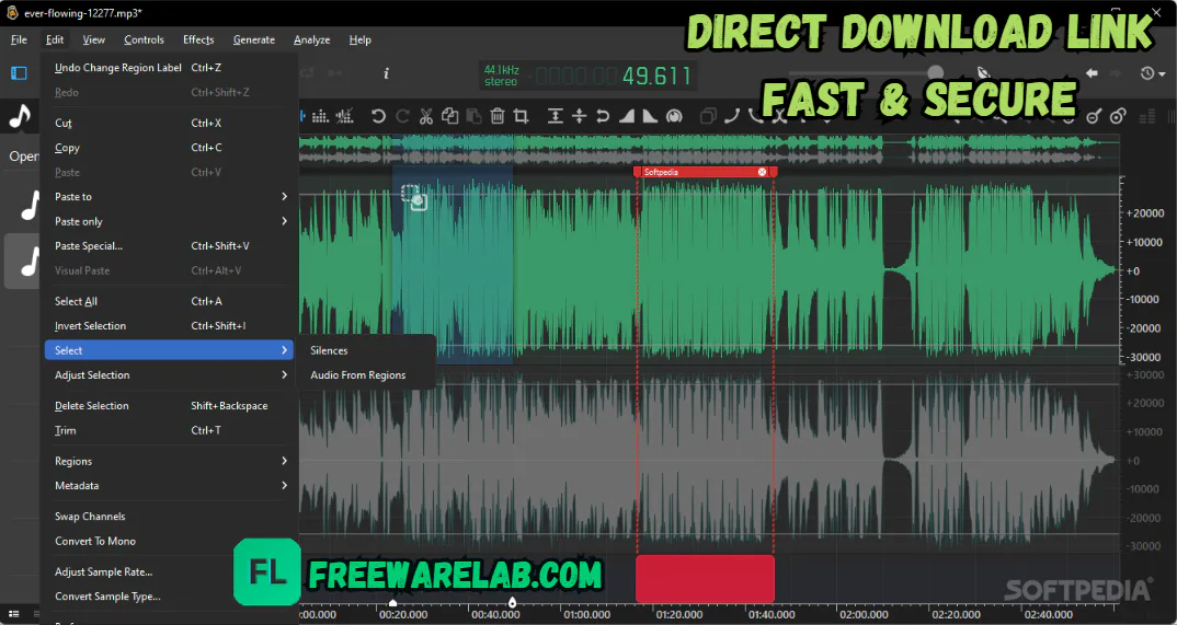 Ocenaudio pc