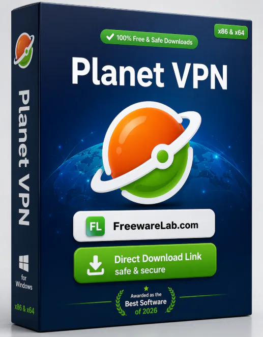 Planet VPN Download 2.10.83.105 For Windows (2026) - Free download for Windows