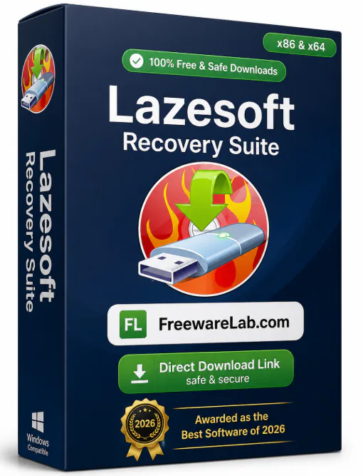 Lazesoft Recovery Suite 5.1.0.1 For Windows (2026) - Free download for Windows