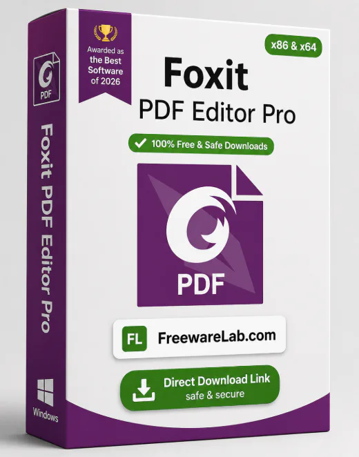 Foxit PDF Editor Free Download 2026.1.1.36485 for Windows - Free download for Windows
