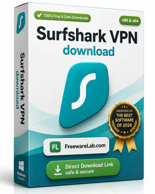 SurfShark VPN Download 6.9.0999 For Windows (2026) - Free download for Windows