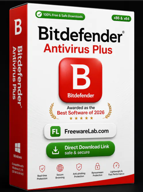 Bitdefender Antivirus Plus 27.0.59.328 For Windows (2026) - Free download for Windows