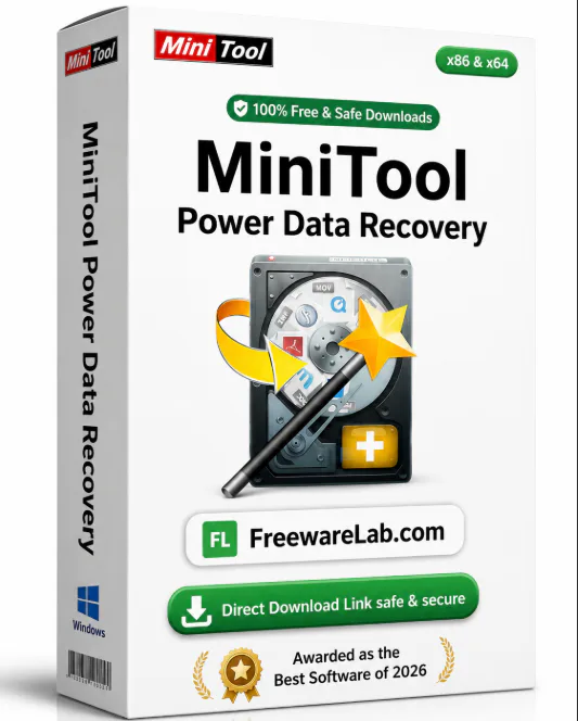 Minitool Power Data Recovery 12.9 For Windows (2026) - Free download for Windows