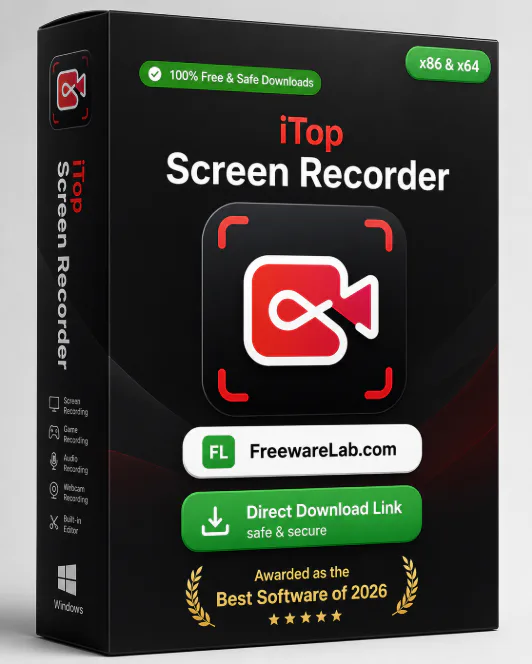 iTop Screen Recorder 6.2.0.62 Download For Windows (2026) - Free download for Windows