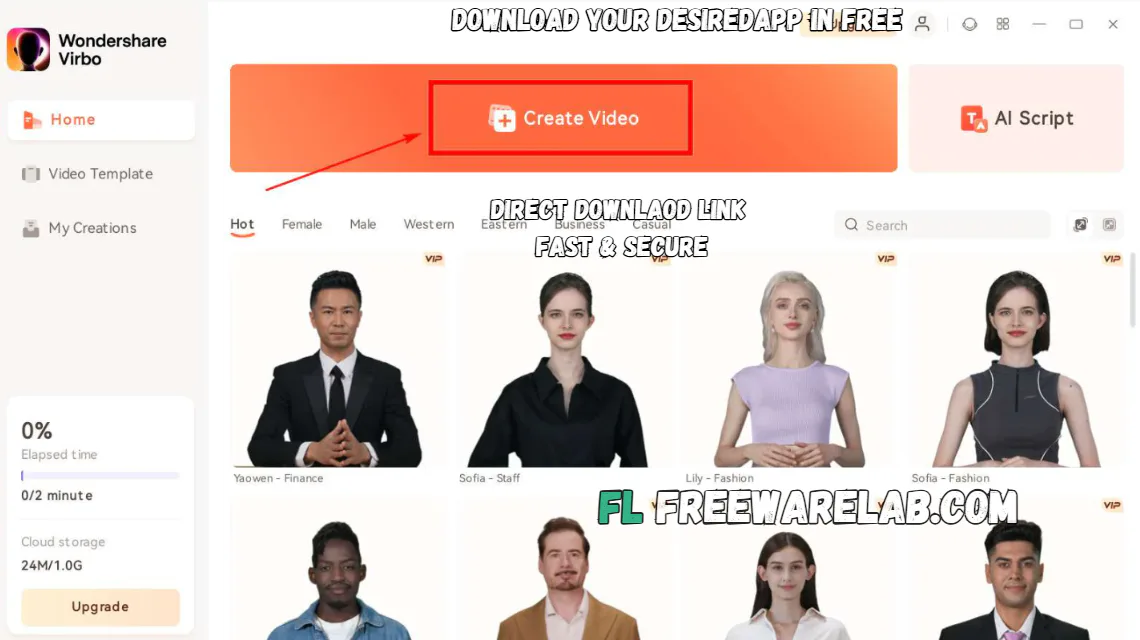 Wondershare Virbo download