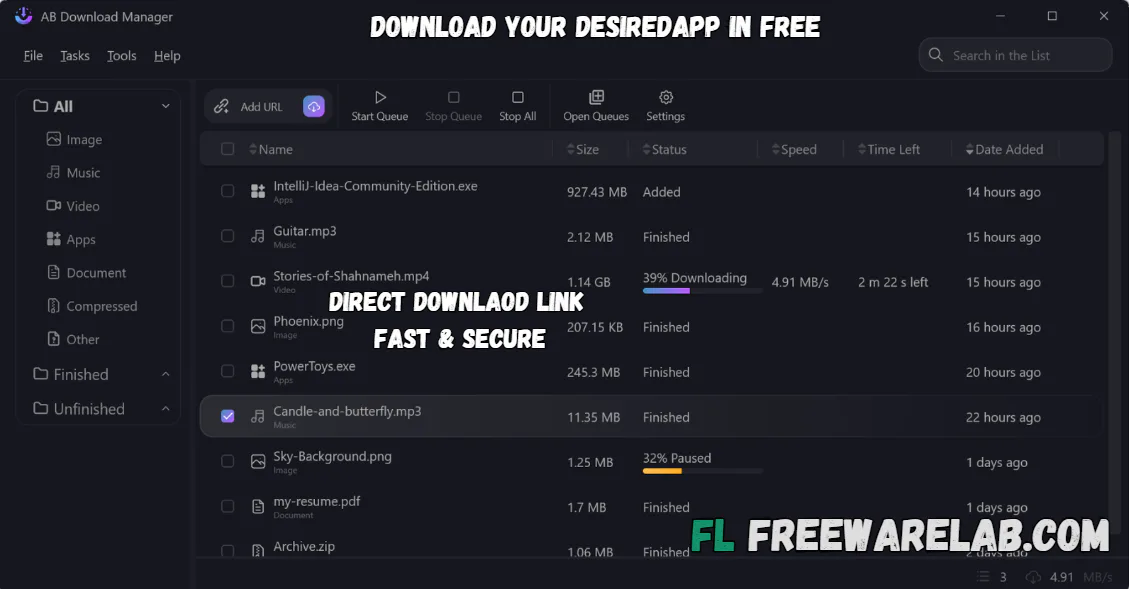 AB Download Manager free download